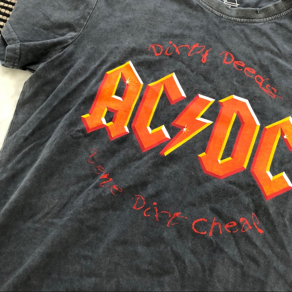 Urban Outfitters AC/DC Dirty Deeds Shirt *NEW* - Picture 2 of 3